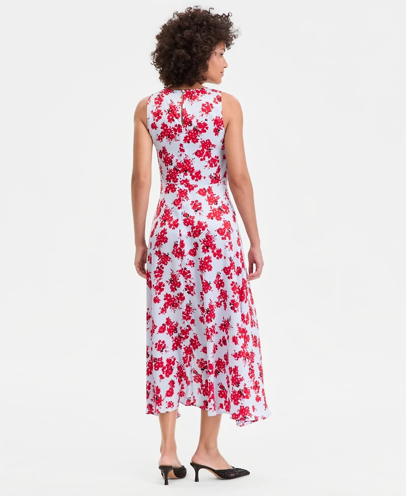 I.n.c. International Concepts Women's Printed Sleeveless Asymmetrical-Hem Dress, Macy's Exclusive