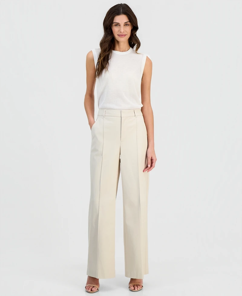 I.n.c. International Concepts Women's High Rise Wide Leg Pants, Macy's Exclusive