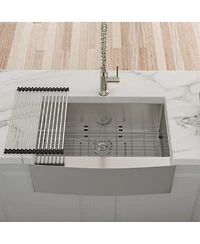 flynama 27"x21"x10" Stainless Steel Farmhouse Apron Front Sink