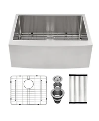 flynama 27"x21"x10" Stainless Steel Farmhouse Apron Front Sink