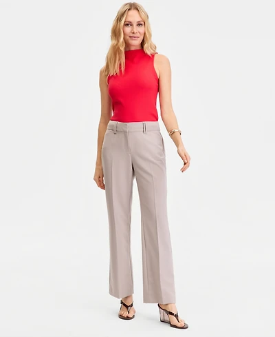 I.n.c. International Concepts Women's Mid-Rise Bootcut Pants, Created for Macy's