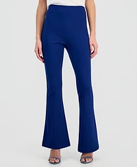I.n.c. International Concepts Women's High-Rise Ponte Flare-Hem Pants, Created for Macy's
