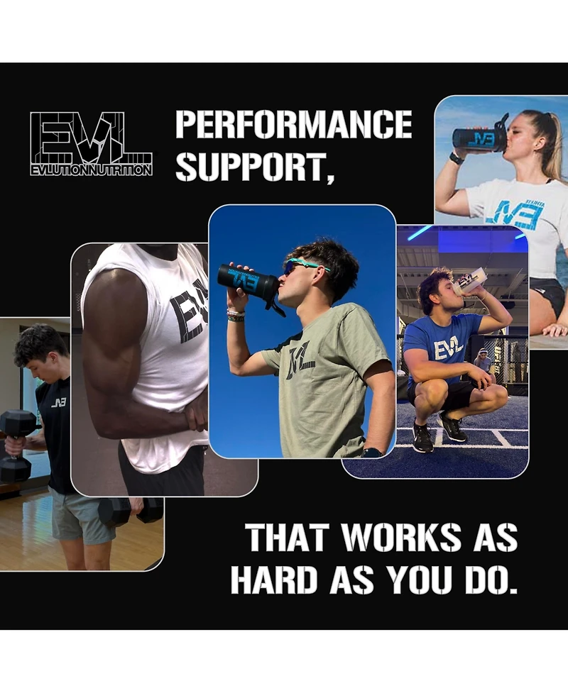 Evl Bcaas Amino Acids Powder - Rehydrating BCAA Powder Post Workout Recovery Drink with Natural Caffeine