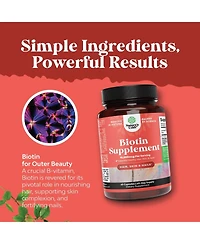 Nature's Craft Biotin Capsules, 60ct