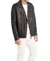 Velez Women's Capri Leather Semi-Fitted Biker Jacket