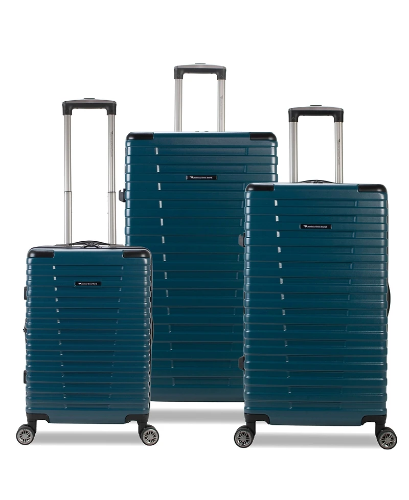 American Green Travel Titan -Pc. Hardside Expandable Spinner Trunk Luggage Set