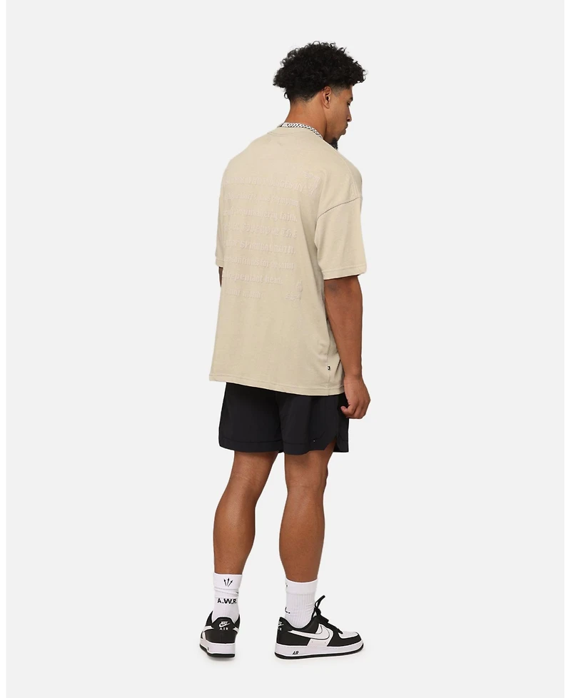 Saint Morta Men's Repentent Heart T-Shirt Stone