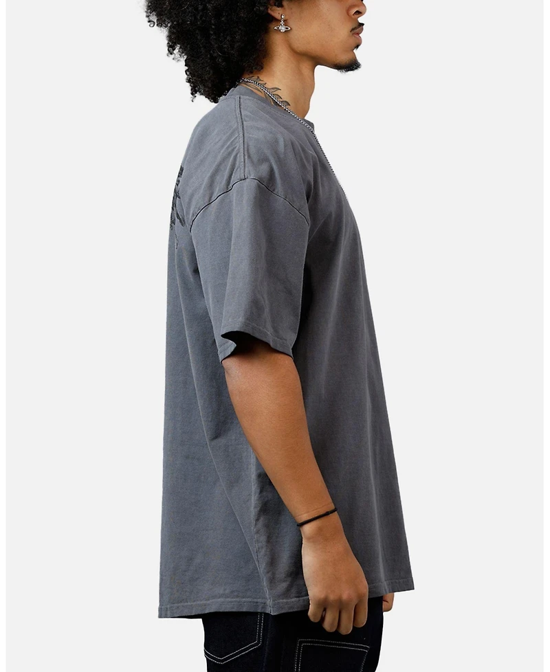 Saint Morta Men's Raven T-Shirt Washed Charcoal