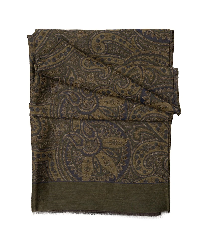 Elizabetta Men's Leone - Wool Silk Scarf for Men