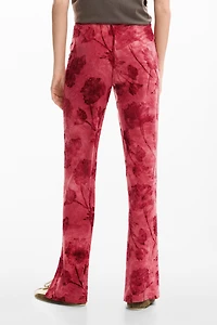 Desigual Women's Embroidered flower trousers