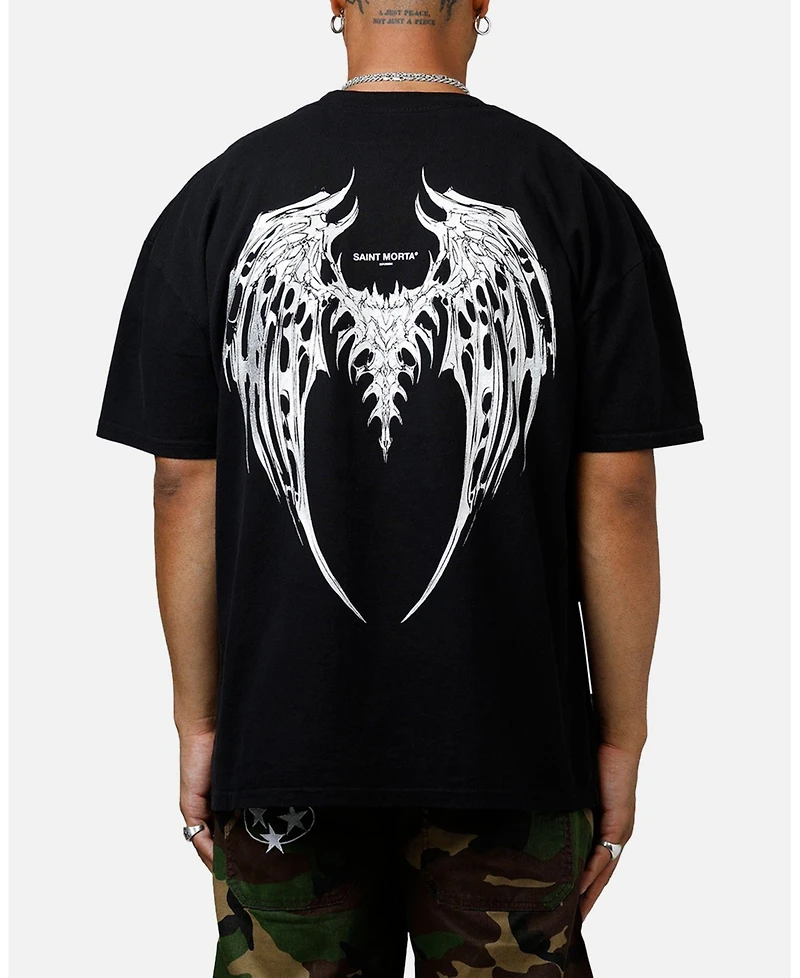 Saint Morta Men's Departed Boxy T-Shirt Black