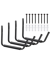 Lugo Steel Hooks Heavy Duty Storage, 4 Pc