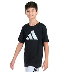adidas Boys' 8-20 Graphic Print Crewneck T-Shirt