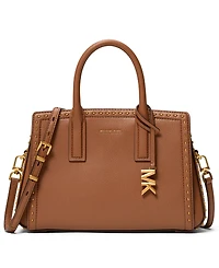 Michael Kors Laila Center Zip Small Satchel Bag