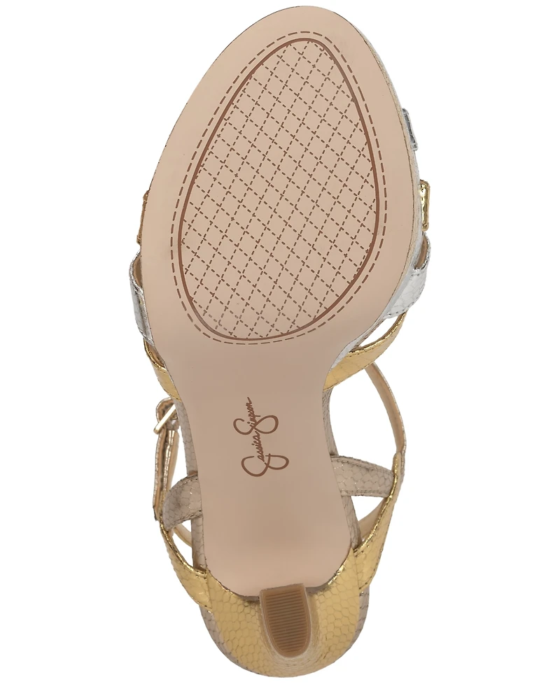 Jessica Simpson Women's Itzari Strappy High-Heel Platform Sandals