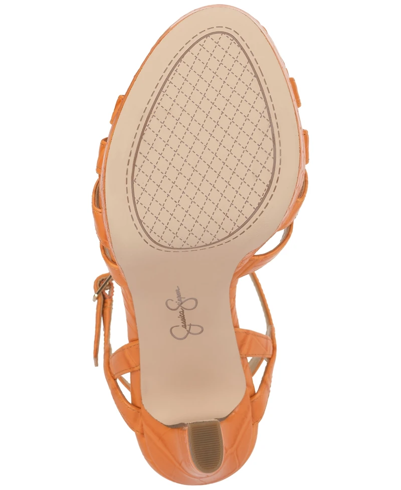 Jessica Simpson Women's Itzari Strappy High-Heel Platform Sandals