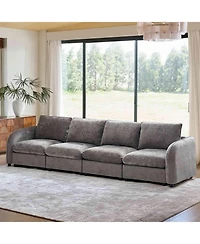 Hulala Home Terencio Modern Modular Storage Sectional Sofa with Hassle-free Assembly
