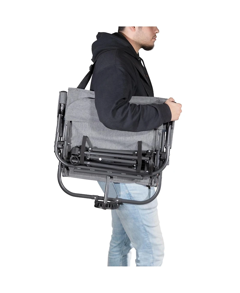 Zenithen Portable 360 Degree Swivel Armed Bag Chair