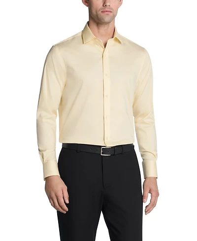 Tommy Hilfiger Men's Slim-Fit Stretch Twill Dress Shirt