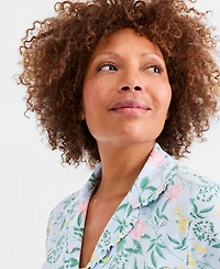 Charter Club Women's Printed Short-Sleeve Pajama Set, Macy's Exclusive