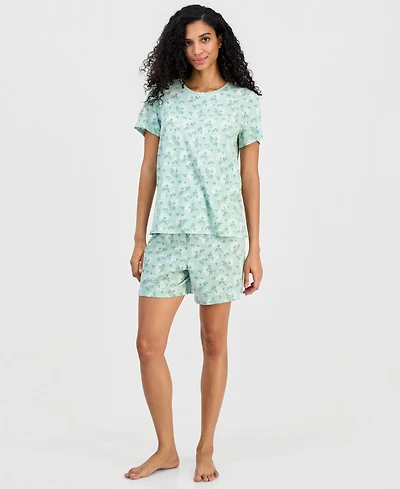 Charter Club Women's Short-Sleeve Pajamas Set, Created for Macy's