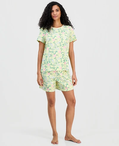 Charter Club Women's Short-Sleeve Pajamas Set, Created for Macy's