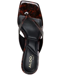 Aldo Women's Antonina Thong Square Toe Dress Sandals