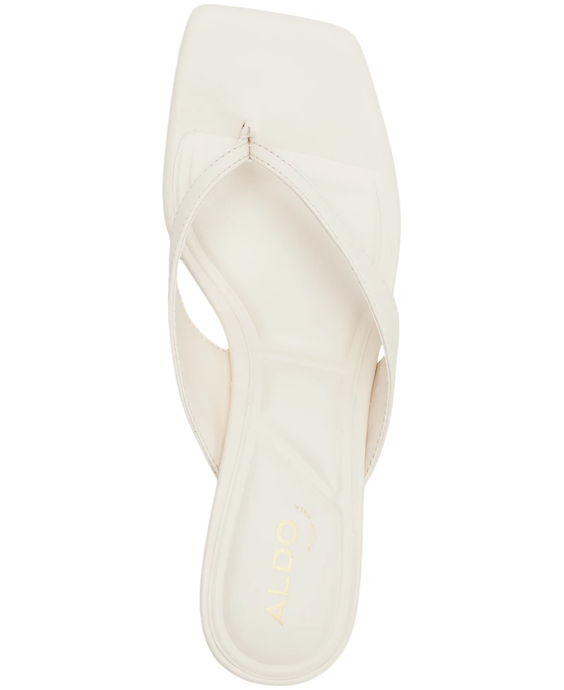 Aldo Women's Antonina Thong Square Toe Dress Sandals