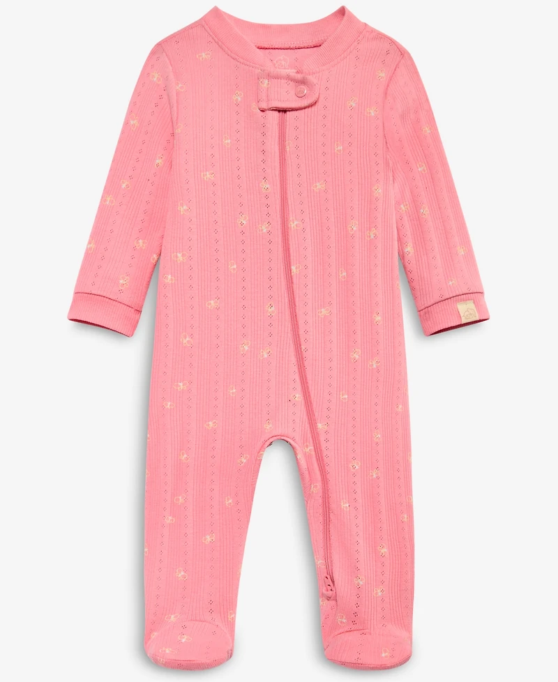 First Impressions Baby Girls' The Garden Pointelle Coveralls, Macy's Exclusive