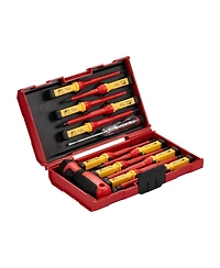 Mecale 13-Piece Insulated Screwdriver Set for Electricians, 1000V Insulated Tool Set