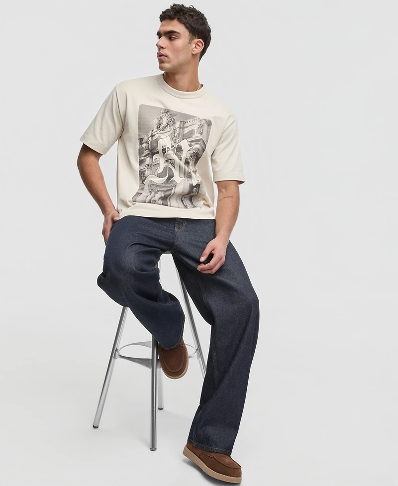 Mode of One Men's Relaxed-Fit Rome Graphic T-Shirt, Macy's Exclusive