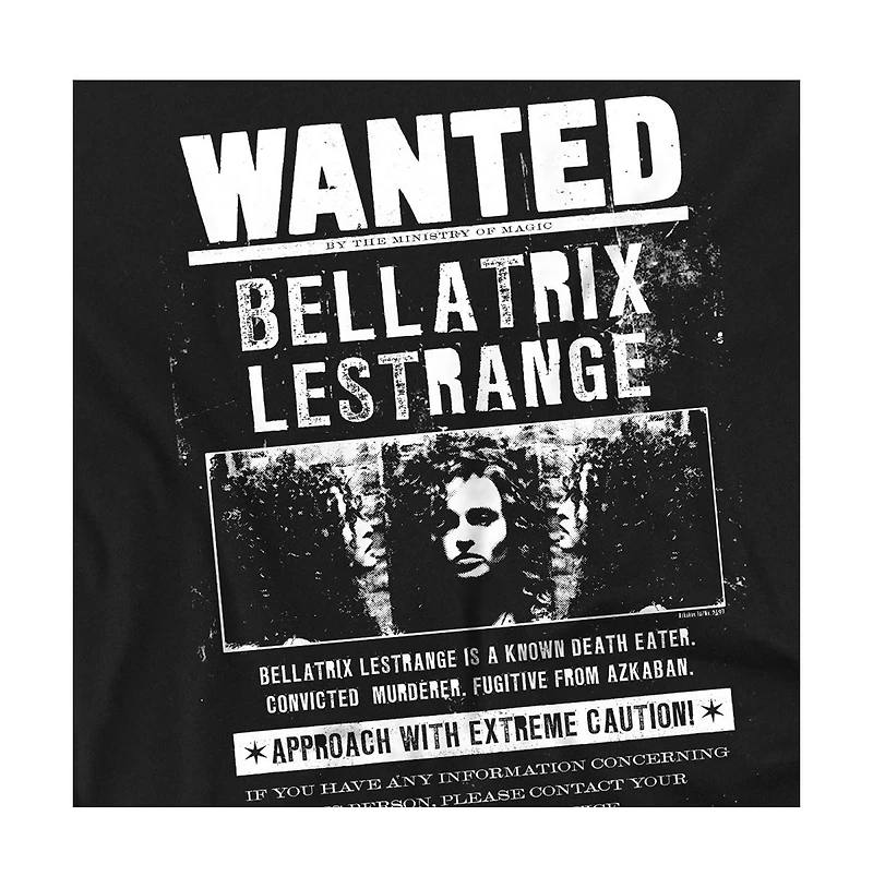 Harry Potter Men's Wanted Bellatrix T Shirt