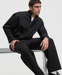 Mode of One Men's Relaxed-Fit Quarter-Zipper Sweater, Macy's Exclusive