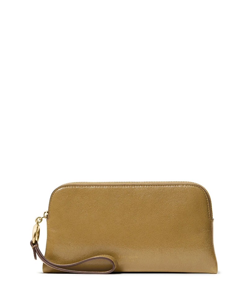 kate spade new york Halo Glazed Leather Wristlet