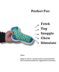 JoJo Modern Pets Squeaking Pineapple Plush Sock Dog Toy – Whimsical Design, Soft & Durable for Fun, Engaging, and Interactive Playtime with Dog