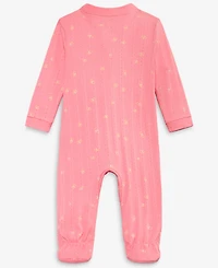 First Impressions Baby Girls' The Garden Pointelle Coveralls, Macy's Exclusive