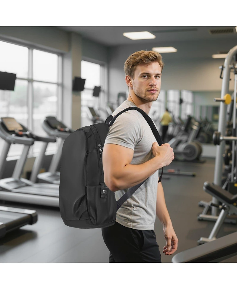 Mecale 26L Lightweight Travel Hiking Backpack, Water-Resistant, Usb Charging Port, Anti-Theft Pocket,Laptop