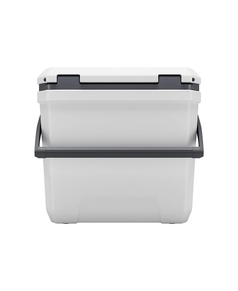 Mecale 38 Qt Portable Hard Cooler with Ice Retention, Heavy-Duty Handles and Cup Holder, Insulated Hard Cooler for Long Trips