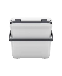 Mecale 38 Qt Portable Hard Cooler with Ice Retention, Heavy-Duty Handles and Cup Holder, Insulated Hard Cooler for Long Trips