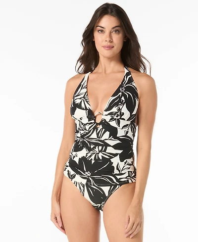 Carmen Marc Valvo Women's Halter Neck Tankini Top