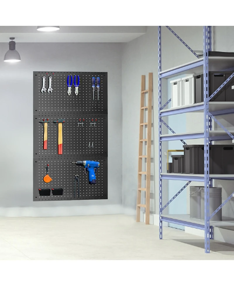 Lugo Pegboard 3PC Wall Organizer Panels 24"x16
