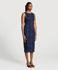 Avec Les Filles Women's Sleeveless Midi Dress