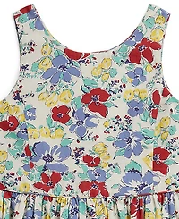 Polo Ralph Lauren Girls' 2T-6X Floral Sleeveless Dress