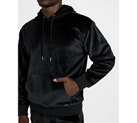Guess Men's Bonded Long-Sleeve Drawstring Hoodie