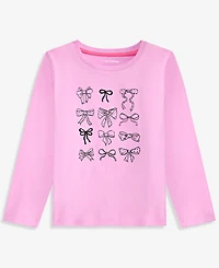 Epic Threads Girls' 5-20 Bows Long-Sleeve T-Shirt, Macy's Exclusive