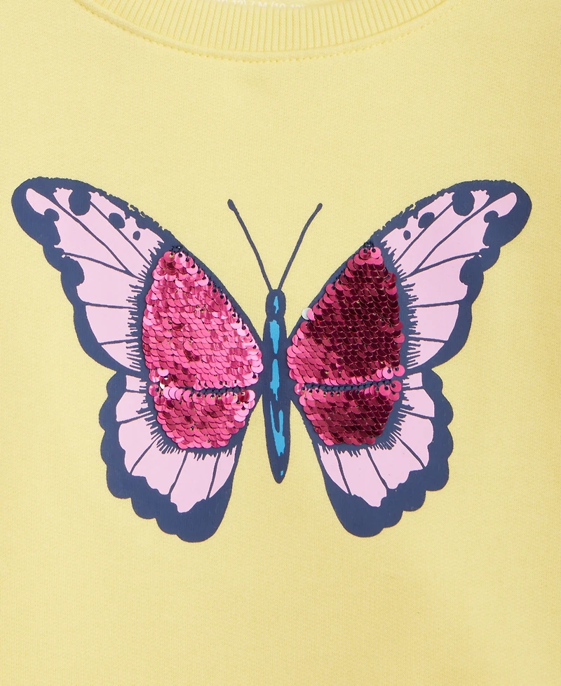 Epic Threads Girls' Xs-xl Butterfly-Graphic Crewneck Sweatshirt, Macy's Exclusive