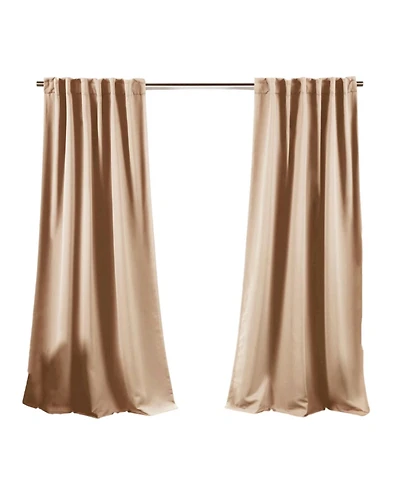 Slickblue 52x120 Inch Thermal Blackout Curtain Panels, Set of 2