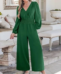 Cupshe Women's Essential V-Neck Pull-On Jumpsuit