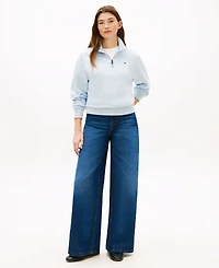 Tommy Hilfiger Women's Half-Zip Sweatshirt