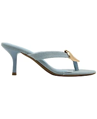 Madden Girl Women's Heartbeat Embellished High-Heel Thong Sandals